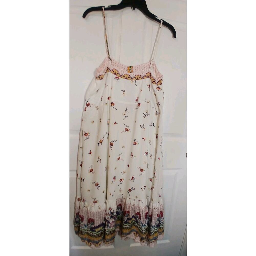 Davi & Dani Women’s Flowy Maxi Floral Dress Pockets Small Adj Spaghetti Straps